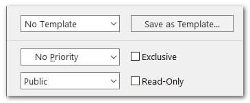 The more options feature expands to display six options that had been part of the main window
